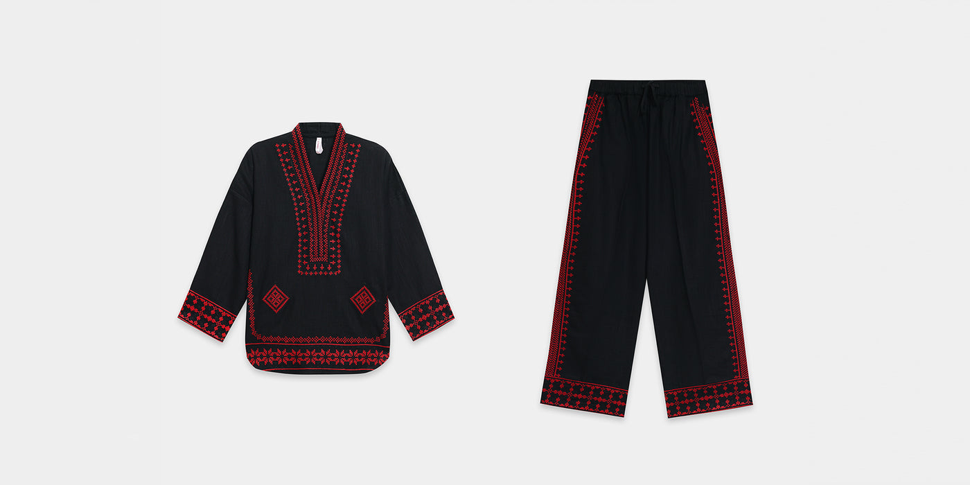 EMBROIDERED SUIT (E0655/119/901)