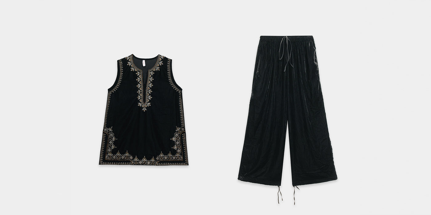 EMBROIDERED SUIT (E0663/119/902)