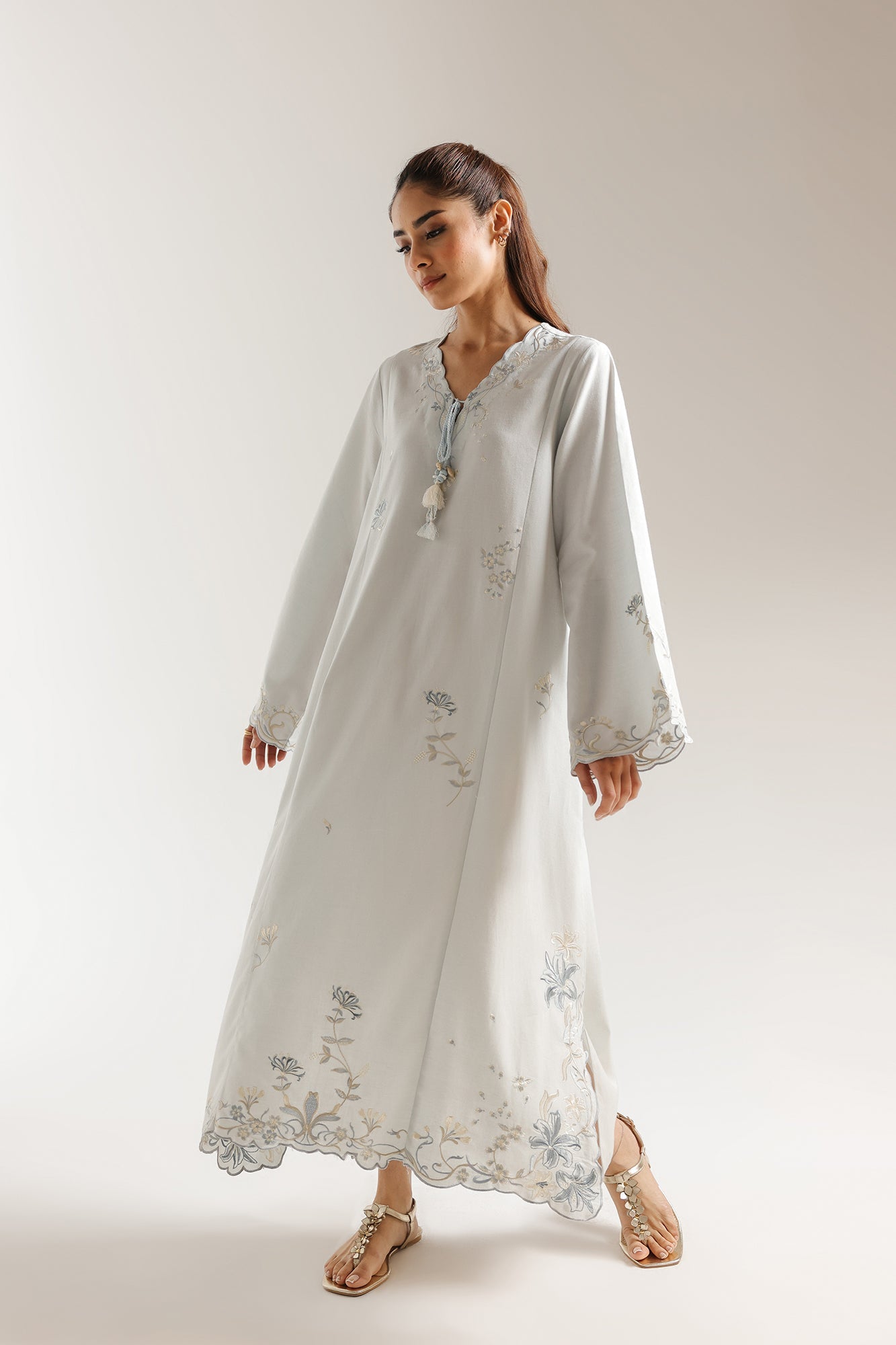 EMBROIDERED DRESS (E7540/102/817)