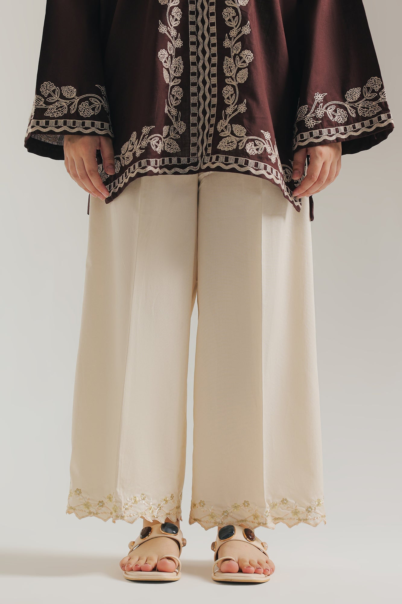 EMBROIDERED TROUSER (E7655/102/005)