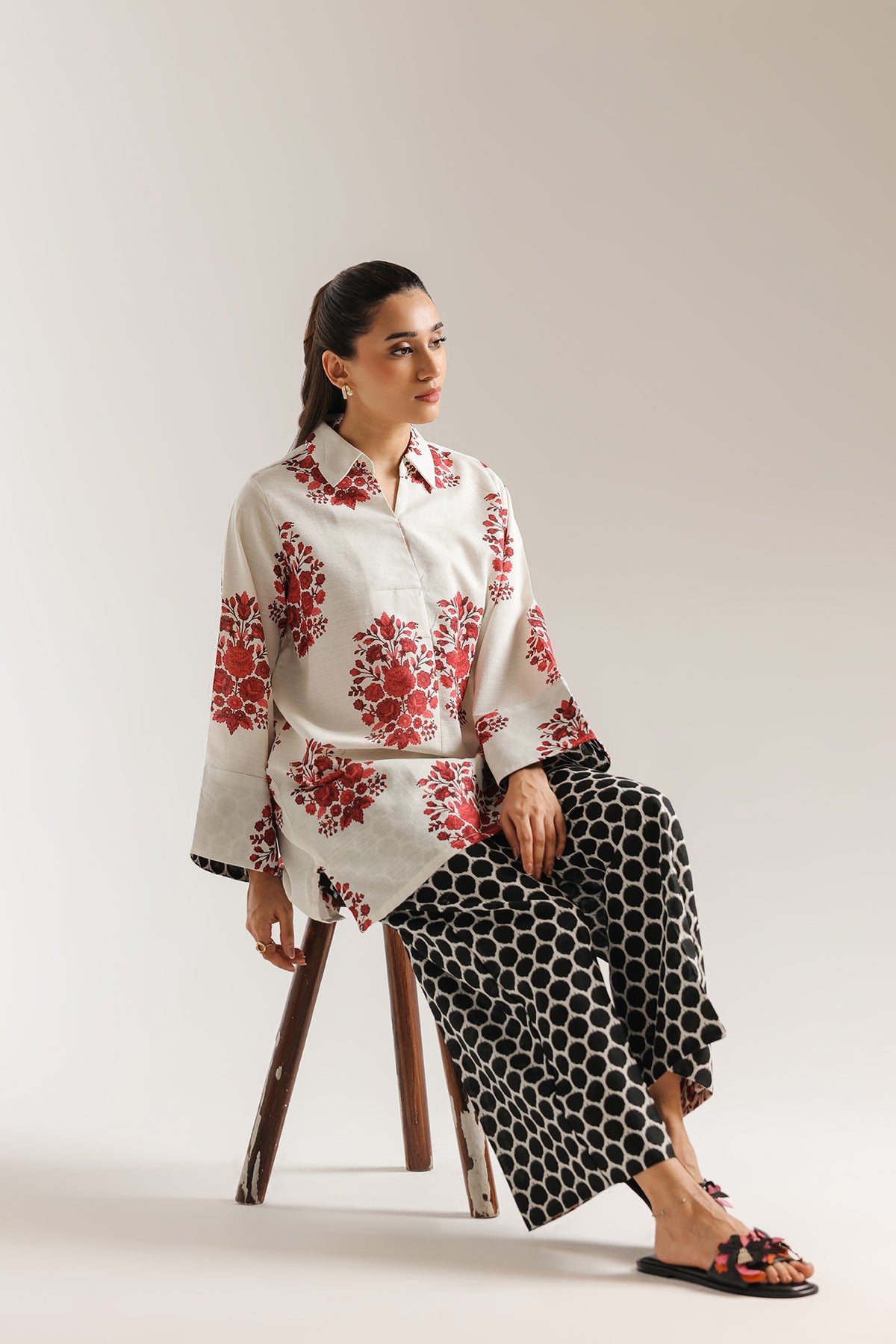 PRINTED SUIT (E8102/102/002)