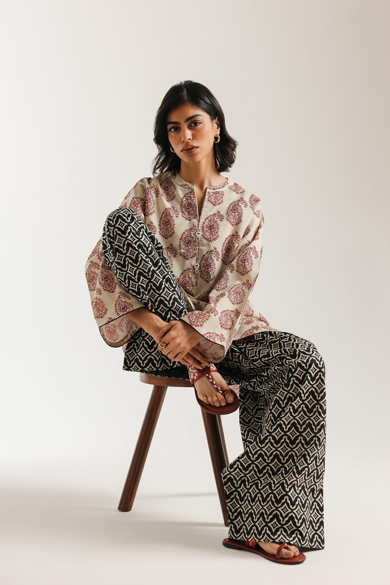 PRINTED SUIT (E8203/102/115)